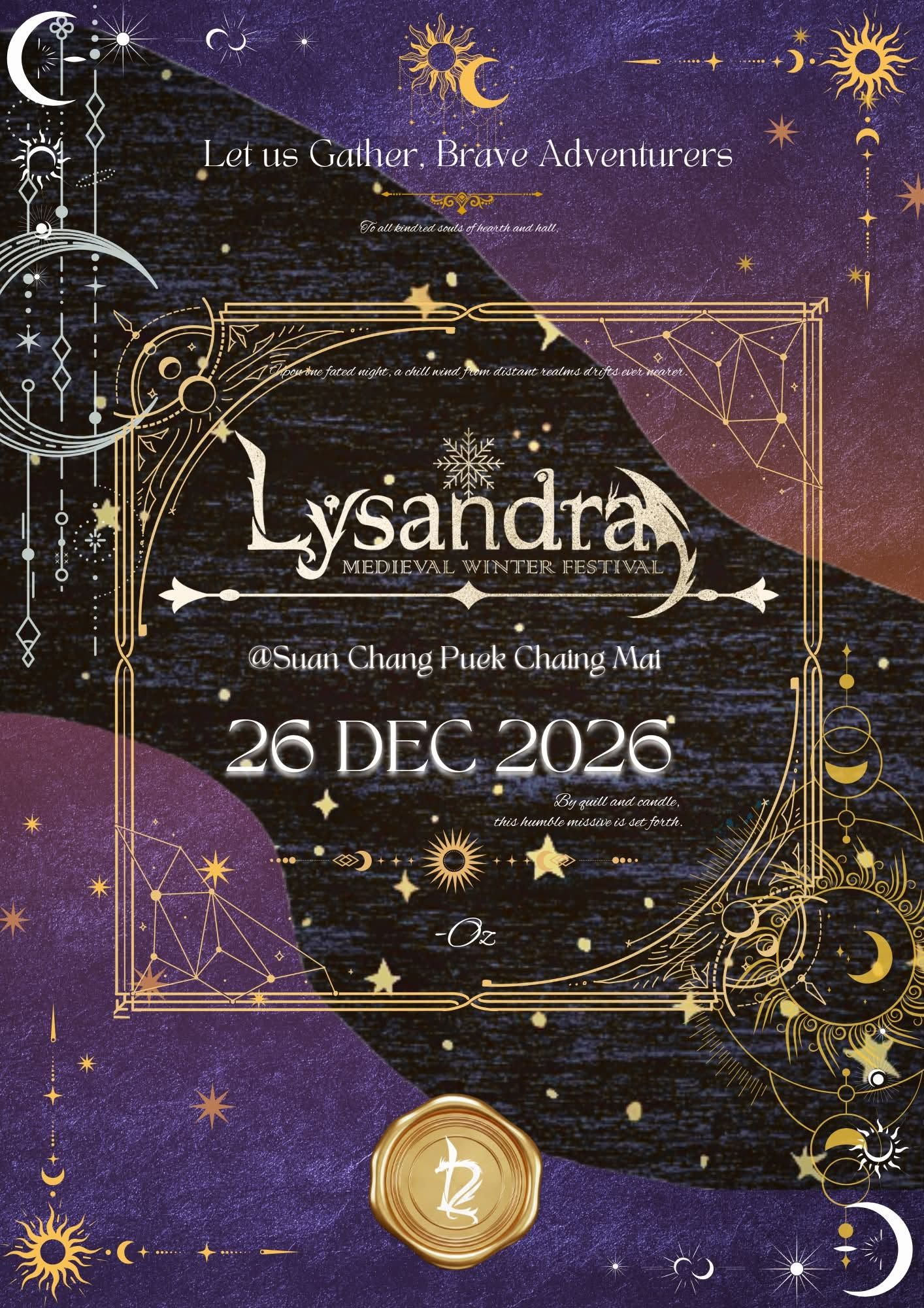 โปสเตอร์ Lysandra Medieval Winter Festival