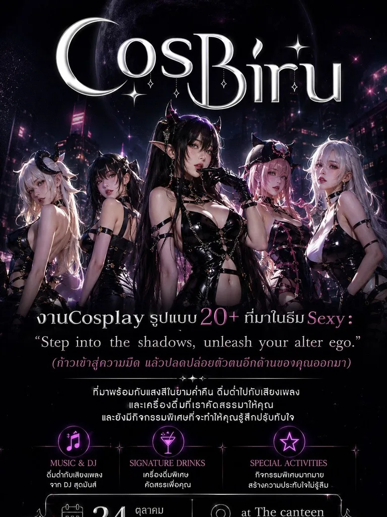 ภาพประกอบงาน CosBiru : Private Cosplay 20+ and Drinking Event