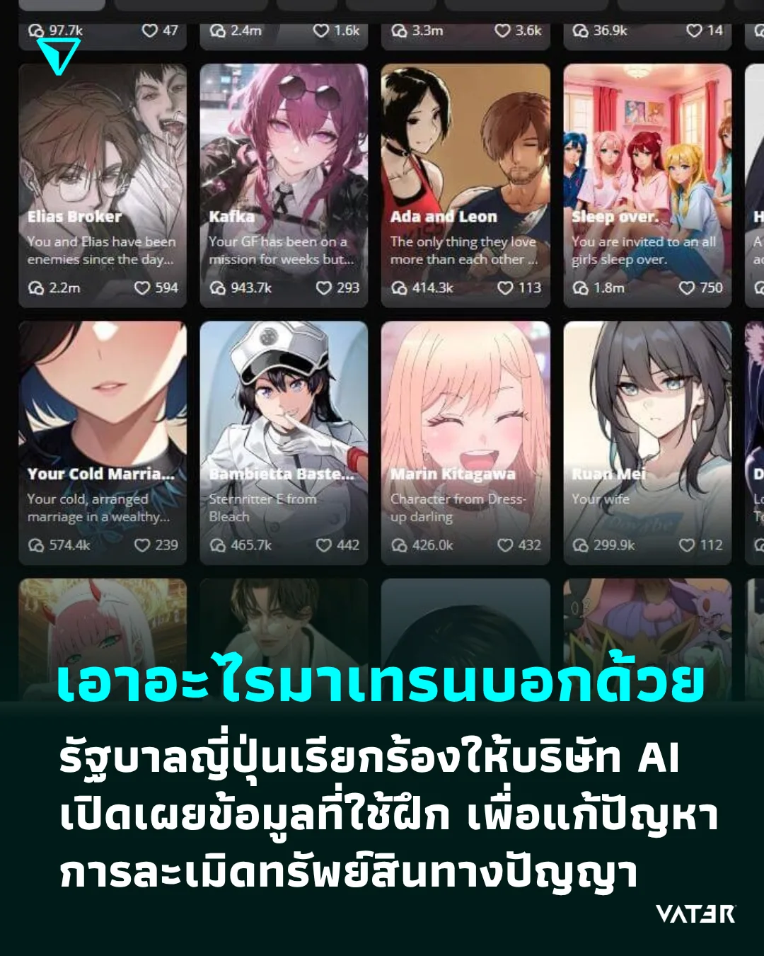 ภาพประกอบข่าว เอาอะไรมาเทรนบอกด้วย รัฐบาลญี่ปุ่นเรียกร้องให้บริษัท AI เปิดเผยข้อมูลที่ใช้ฝึกเพื่อแก้ปัญหาการละเมิดทรัพย์สินทางปัญญา