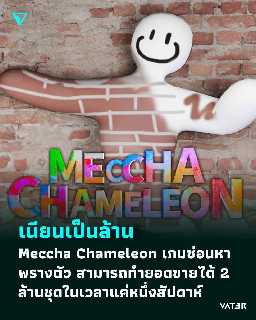 ภาพประกอบข่าว เนียนเป็นล้าน Meccha Chameleon เกมซ่อนหาพรางตัว สามารถทำยอดขายได้ 2 ล้านชุดในเวลาแค่หนึ่งสัปดาห์