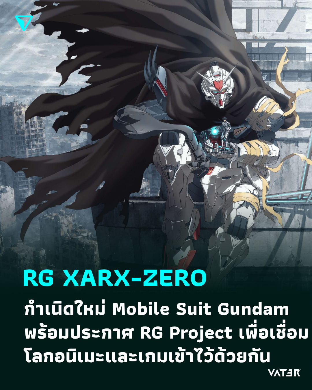 ภาพประกอบข่าว RG XARX-ZERO กำเนิดใหม่ Mobile Suit Gundam พร้อมประกาศ RG Project เพื่อเชื่อมโลกอนิเมะและเกมเข้าไว้ด้วยกัน