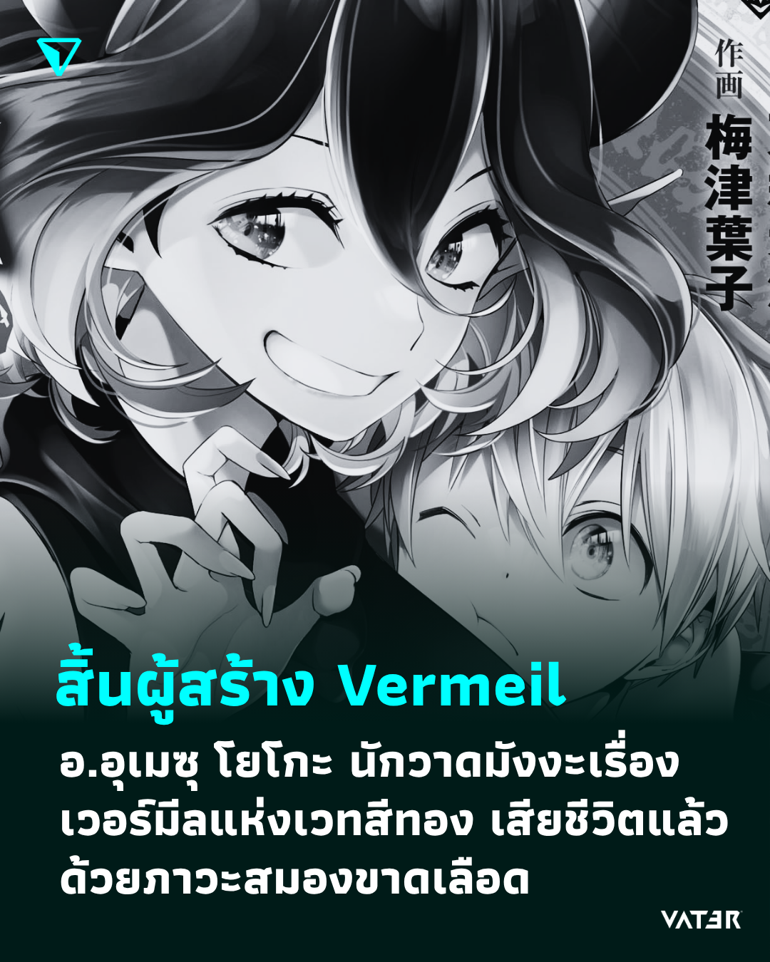 ภาพประกอบข่าว สิ้นผู้สร้าง Vermeil อ.อุเมซุ โยโกะ นักวาดมังงะเรื่องเวอร์มีลแห่งเวทสีทอง เสียชีวิตแล้วด้วยภาวะสมองขาดเลือด