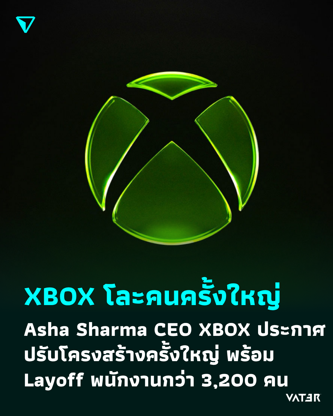 ภาพประกอบข่าว XBOX โละคนครั้งใหญ่ Asha Sharma CEO XBOX ประกาศปรับโครงสร้างครั้งใหญ่ พร้อม Layoff พนักงาน 3,200 คน