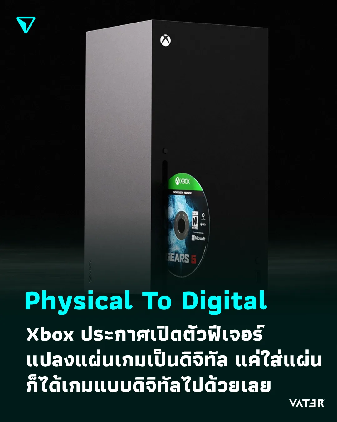 ภาพประกอบข่าว Physical To Digital Xbox ประกาศเปิดตัวฟีเจอร์แปลงแผ่นเกมเป็นดิจิทัล แค่ใส่แผ่นก็ได้เกมแบบดิจิทัลไปด้วยเลย