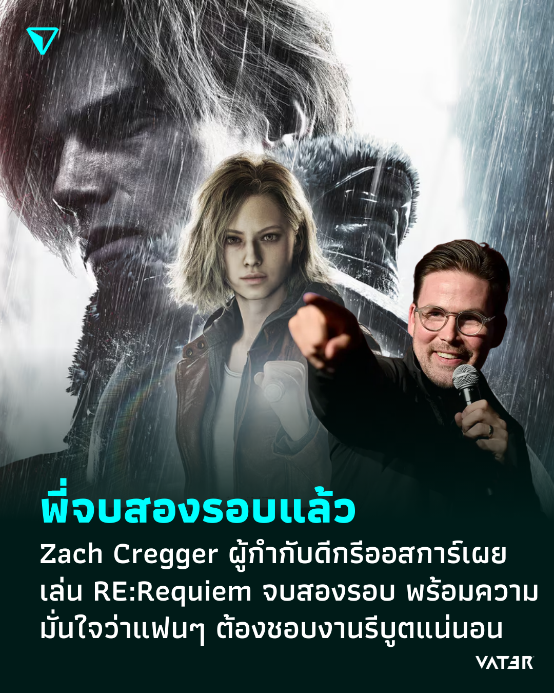 ภาพประกอบข่าว พี่จบสองรอบแล้ว Zach Cregger ผู้กำกับดีกรีออสการ์เผย เล่น RE:Requiem จบสองรอบ พร้อมความมั่นใจว่าแฟนๆ ต้องชอบงานรีบูตแน่นอน